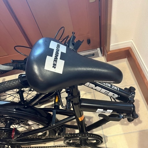 今月中お取引、安くします！HUMMER 折り畳み自転車　黒