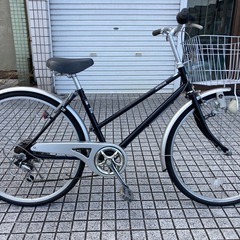 【26インチ自転車】美品❗️6段変速付❗️使用少ない❗️若林自転車　膳所店　SALE中❗️