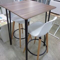 ニトリ カウンターテーブル・カウンターチェア 3点セット 単品販売