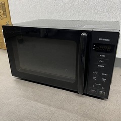 2023年【清掃済み/動作確認済み】IRIS OHYAMA 電子レンジ PMG-T179-B ブラック 17L