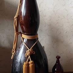 木彫りひょうたん置き物
