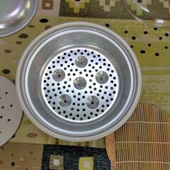 未使用　陶器製　スチーム鍋　蒸し器　キャセロール鍋6点セット　大鍋の画像
