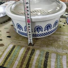 未使用　陶器製　スチーム鍋　蒸し器　キャセロール鍋6点セット　大鍋の画像