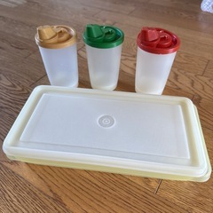 　11/14最終日　タッパーウェア　保存容器、調味料入れ