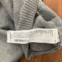 ZARA  ザラベビー　ニットウエア　80cm グレーの画像