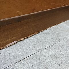 重厚｜花柄彫刻｜4段ワイドチェストの画像
