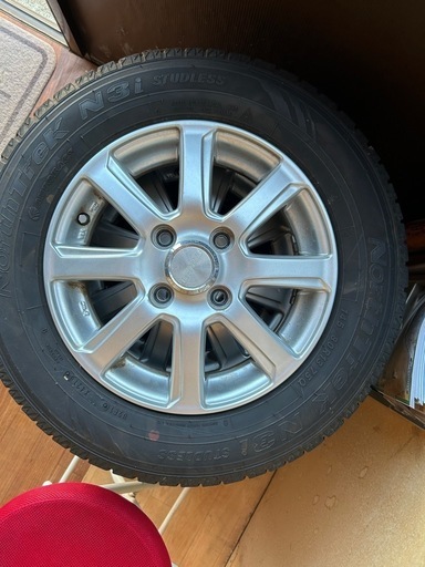 軽四用145/80-13スタッドレス&ホイールセット