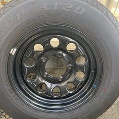 jb74シエラ純正鉄ホイール5本の画像