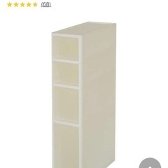 ニトリ　隙間収納　隙間ラック　中身が判別しやすいスリムストッカー...