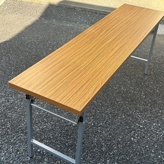 【新品価格9000円‼️使用は一度のみ❗️】折りたたみ　長机　会...