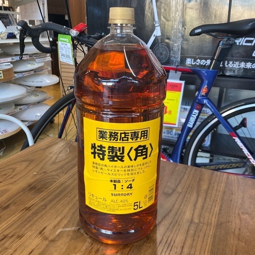 12/17値下げしました未開封SUNTORY 特製 角  業務用ウイスキー 5L AL40% ジャパニーズウィスキー サントリー