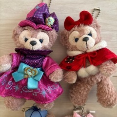 ダッフィー　シェリーメイ　ぬいぐるみバッジの画像