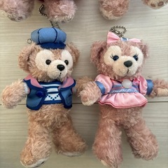 ダッフィー　シェリーメイ　ぬいぐるみバッジの画像