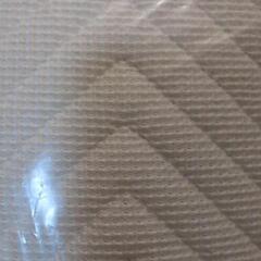 【新品】敷きパッド シングル 100×205 クリーム色の画像