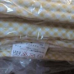 【新品】敷きパッド シングル 100×205 クリーム色の画像