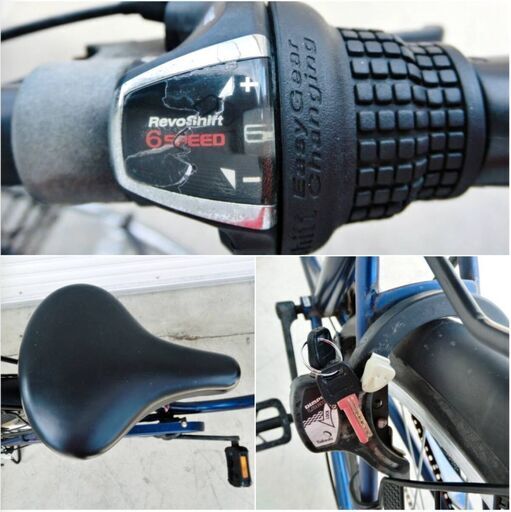 CHACLE　エアレスタイヤ自転車　26インチ　動作良好　6段変速　ノーパンク　ママチャリ　チャクル　26型　直接引取歓迎