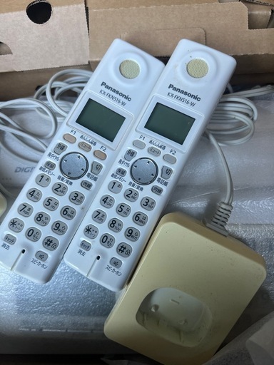 KX-PD550DW-N Panasonic デジタルコードレス普通紙ファクス子機2台付 ホワイト