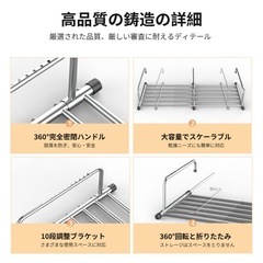 壁掛け式 物干し　87-160cm　の画像