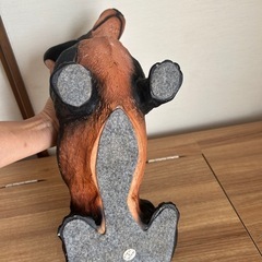 ダックスフントの置物の画像