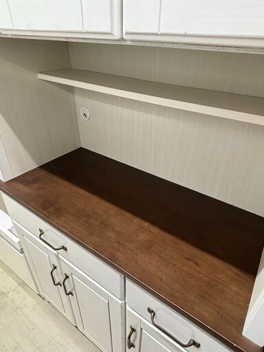 ジモティ来店特価!!　食器棚　ニトリ　ホワイト　　J-1180