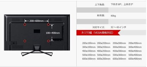 Loctek テレビスタンド 32型～65型 P3B 未使用品【引取限定・現状渡し】モノマニア四日市