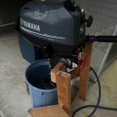 船外機　4ストS足　5馬力YAMAHA超美品