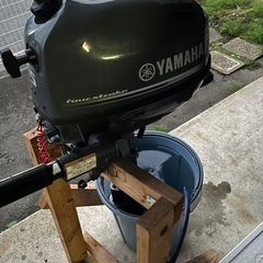 船外機　4ストS足　5馬力YAMAHA超美品の画像
