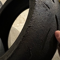 バイク　タイヤ　リヤ　ダンロップの画像