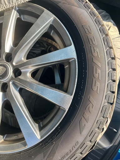 ホイール付きスタッドレス