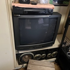 ブラウン管テレビ3台