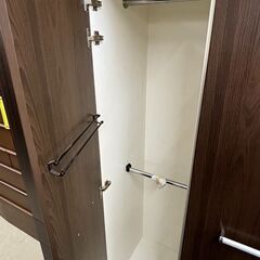 ジモティ来店特価!!　　ワードローブ　マルミツ　ダークブラウン　　J-1187の画像