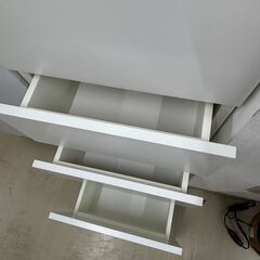 ジモティ来店特価!!　　収納棚　ホワイト　　J-1188の画像