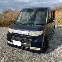 タントカスタム 車検2年付 四駆バリ溝スタッドレス
