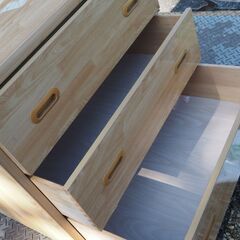 押入れ収納、3段箪笥，収納家具、７４ん５ｘ７４ｘ７１