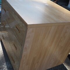 押入れ収納、3段箪笥，収納家具、７４ん５ｘ７４ｘ７１の画像