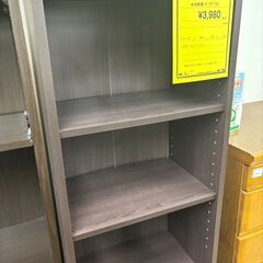 ジモティ来店特価!!　　収納棚　ダークブラウン　　J-1195の画像