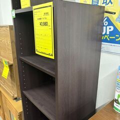 ジモティ来店特価!!　　収納棚　ダークブラウン　　J-1195の画像