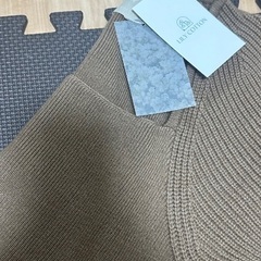 長袖 ニットワンピ ブラウン新品 !!の画像