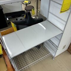 ジモティ来店特価!!　　収納ラック　ホワイト　　J-1198の画像