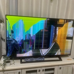 ジャンク品　43型液晶テレビ　ハイセンス　43E6800