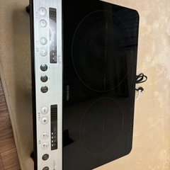 アイリスオーヤマ　2口コンロ 100Vコンセントの画像