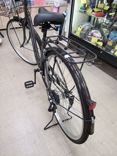 ★リユースのサカイ千葉中央店★  シティサイクル 自転車　LEDダイナモライト 27 ブラック クリーニング済み TC5518 ☆店頭にて試乗可☆ J6069DCMパンクしにくいシティサイクルスリール26