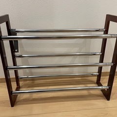 シューズラック　伸縮式　　