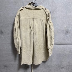 エヴリス　EVRIS ベルベットコーデュロイロングジャケット　ベージュ
の画像