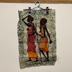 ティンガティンガ　アフリカンアート　布絵　の画像