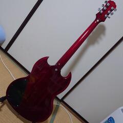エピフォン SG ギタ‐‼️ワインレッド色‼️フロント ピックアップ セイモアダンカン 搭載型番不明‼️初心者から上級者までどんなジャンルでも対応可能‼️の画像