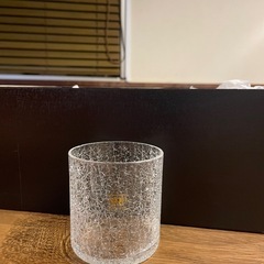 　新品未使用　たち吉　Adam&Eve 　5脚　ひび割れロックグラス