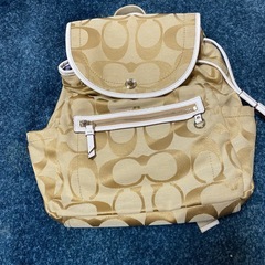 美品coachリュック
