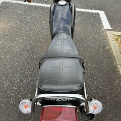 スズキ　GN125H カスタム　黒　旧車スタイル　吸い込みの画像
