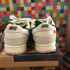 【ジャングルジャングル岸和田店】NIKE　ダンクロー　DUNKLOW　オフホワイトコラボ　50of20　26.0CMの画像